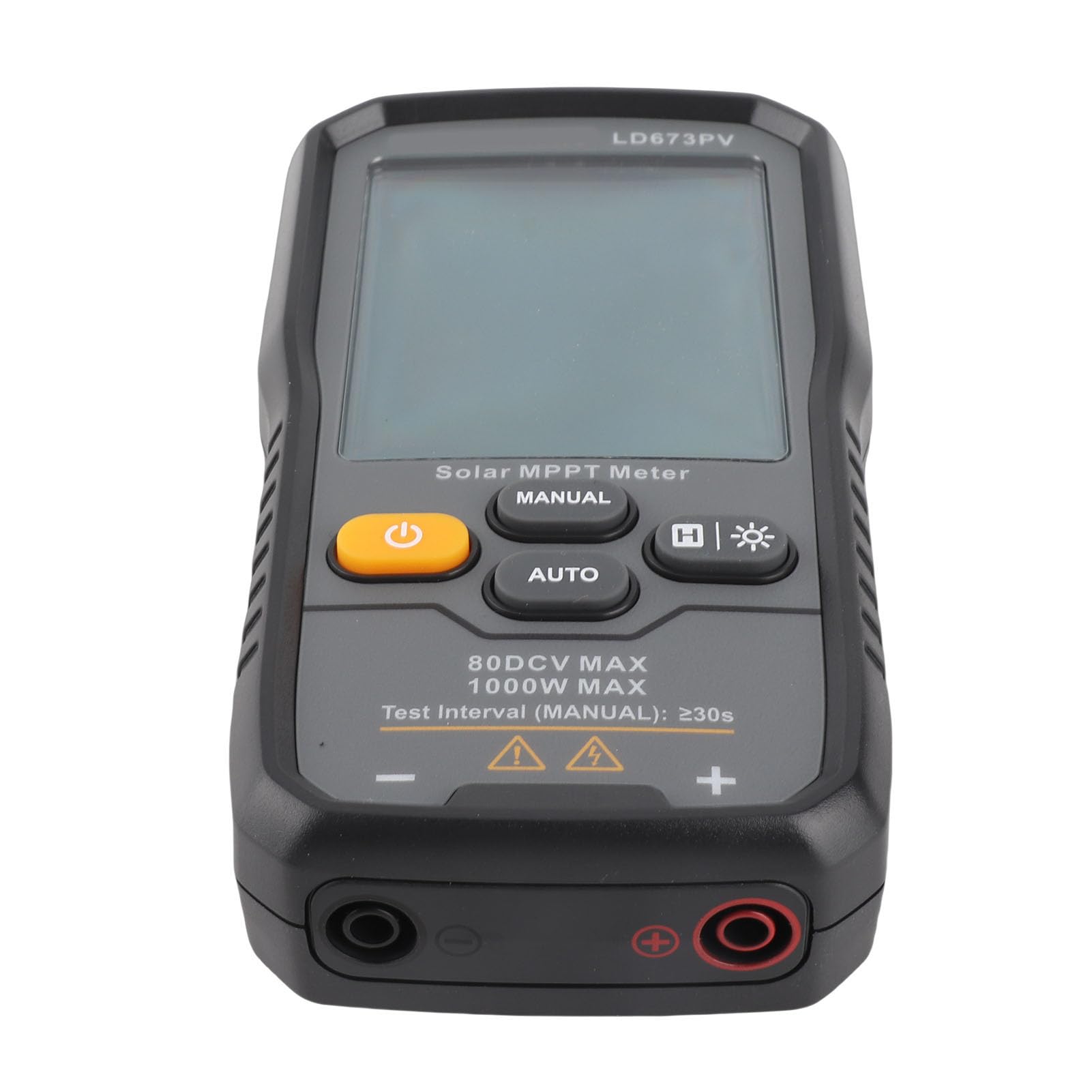 Eujgoov Tester per Pannelli Solari, Multimetro Fotovoltaico MPPT da 1000 W 80 V 35 A con LCD Retroilluminato e Blocco Dati, per la Verifica delle Prestazioni dei Moduli Fotovoltaici in