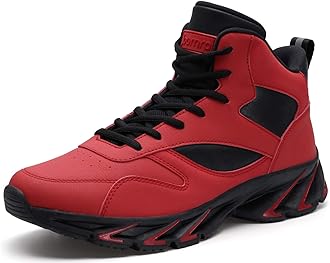 Joomra Men's Stylish Sneakers High Top Athletic-Inspired Shoes