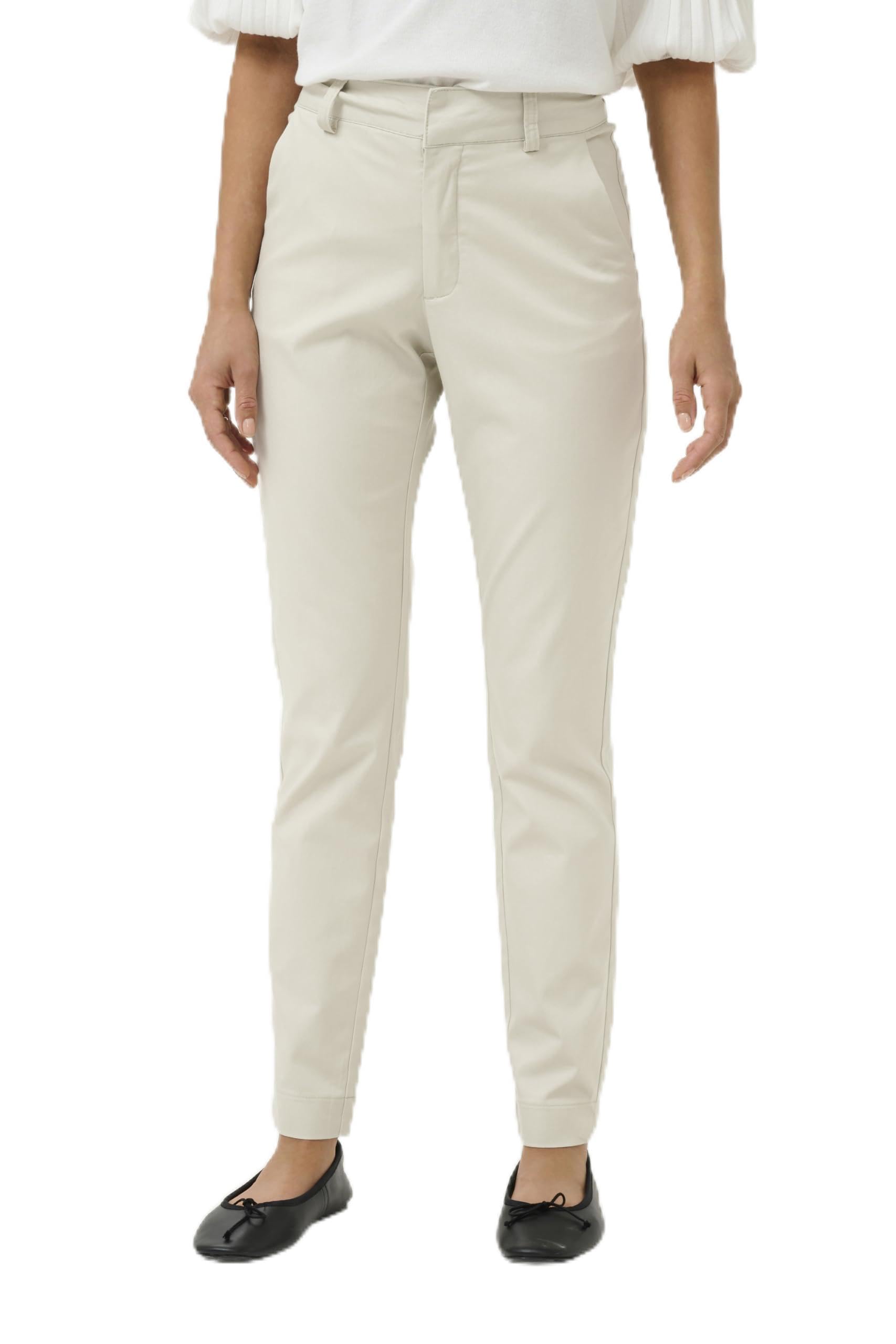 Kaffe Women's Beige Trousers Lea Chino