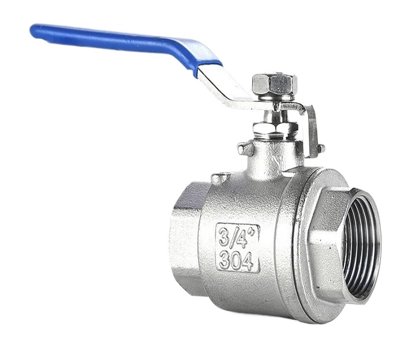 Vanne à boisseau sphérique inox 304 DN100 passage intégral BSPT