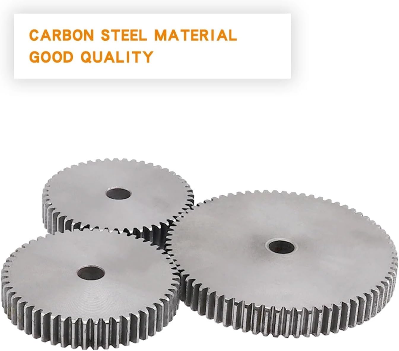 Industrial helical Gear 1pcs Cylindrical Gear 1M-61/62/63/64/65/66/67/68/69/70T Carbon Steel Gear Wheel for Transmission Accessories (Size : 1M70T - Bore 10 mm)