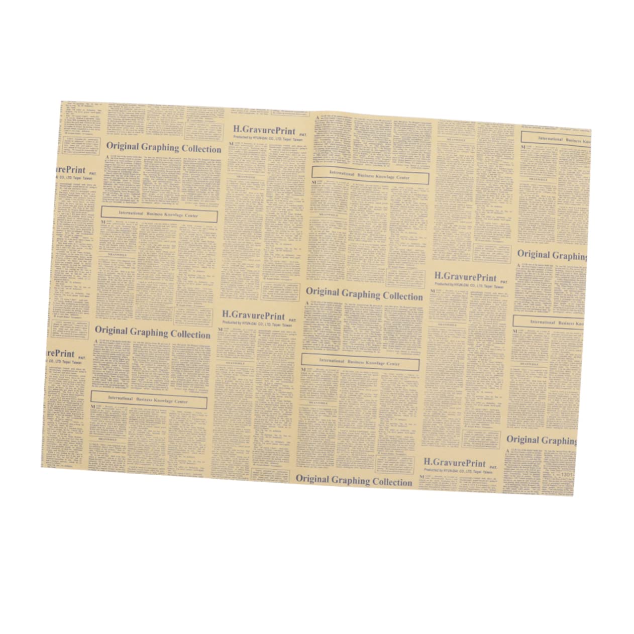 Beavorty Retro-geschenkpapier Aus Zeitungspapier 40 Blatt Kraftpapier-verpackungen Für Blumen Vielseitige Verpackung Für Partygeschenke Bastelarbeiten