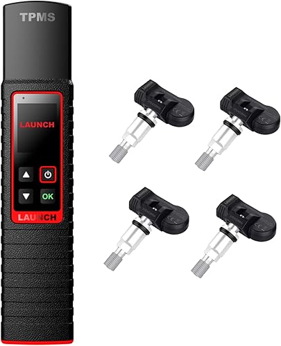 LAUNCH X-431 TSGUN TPMS Herramienta con 4 sensores RF de doble frecuencia programables OEM TPMS RF, trabajo X-431 TurboTorqueTorque IIIHerramientas