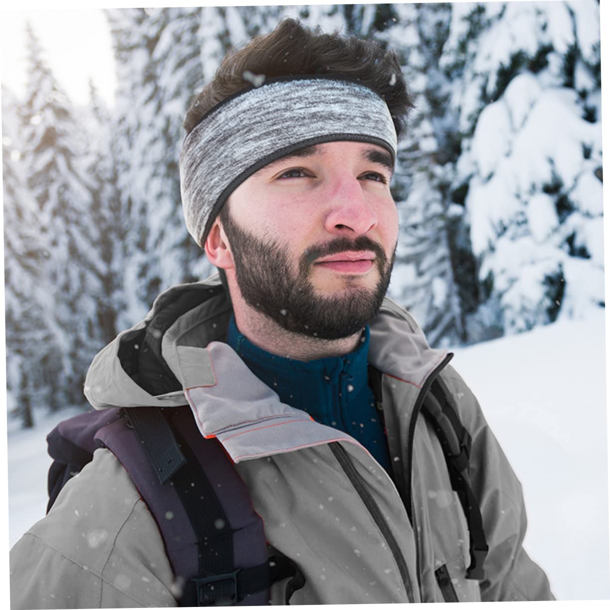 BESTonZON 5sets 3pcs Winter Running Headband Breathable Ear Covers for Outdoor Sports Soft Fleece Ear Protector for Running Cycling and Winter Activities 3pcs*5