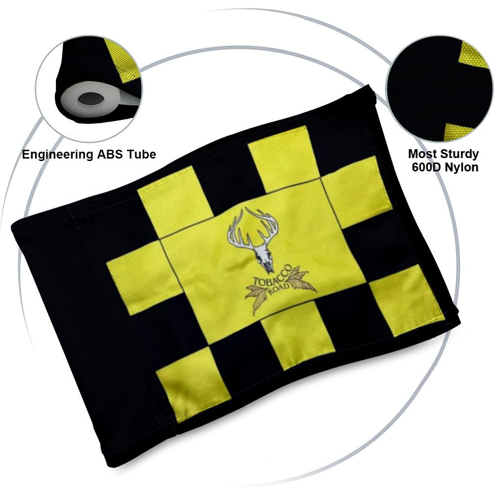 Amazon.com : 2BUT Standard Tobacco Road Golf Club Pin Flag Practic Putting  Green Golf Flag For Backyard Garden Double-Sewn 600D Nylon Miniature Pin  Flag Regulation Tube Flag(8