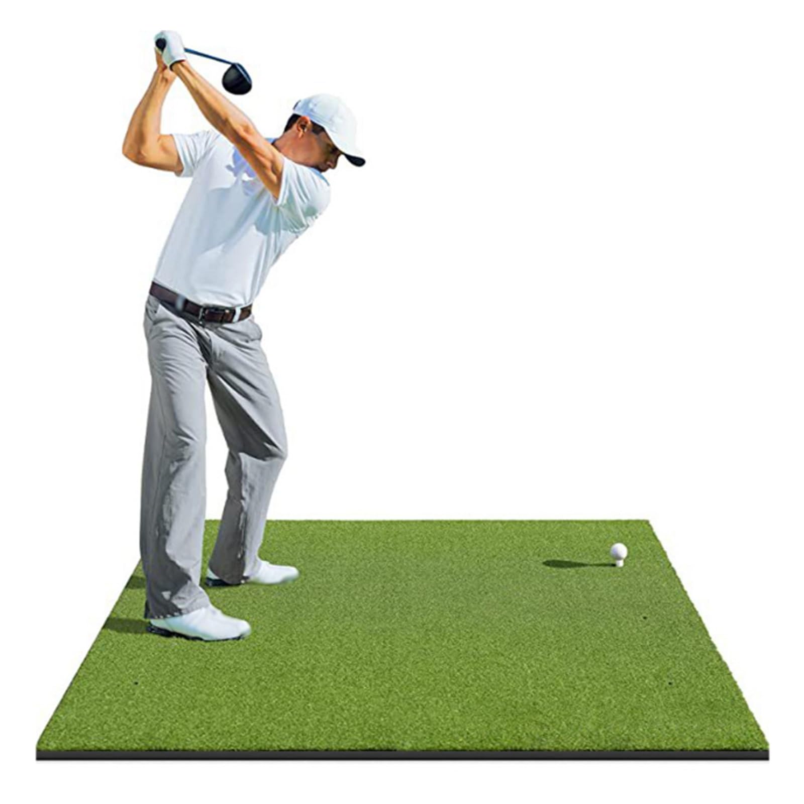 Tappetino da golf, per interni ed esterni, 1,5 x 1,2 m, ad alta elasticità, arrotolabile, ideale per simulatore di scheggiature e allenamento alla guida