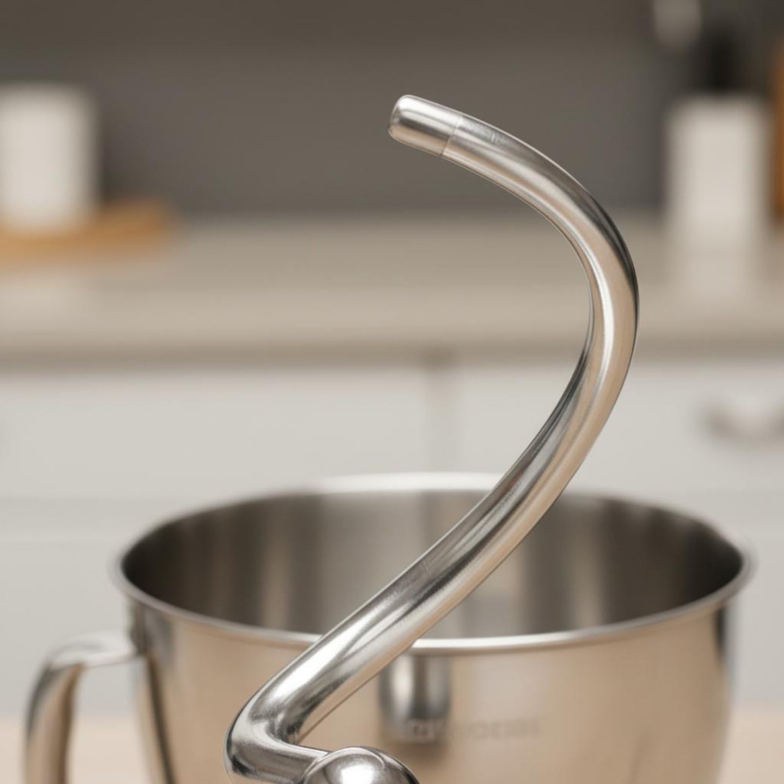 Frusta a Filo Gancio Impastatore e Frusta Piatta Facile Installazione Ricambi per Planetaria Multiuso, 4.5-5qt, size to 3