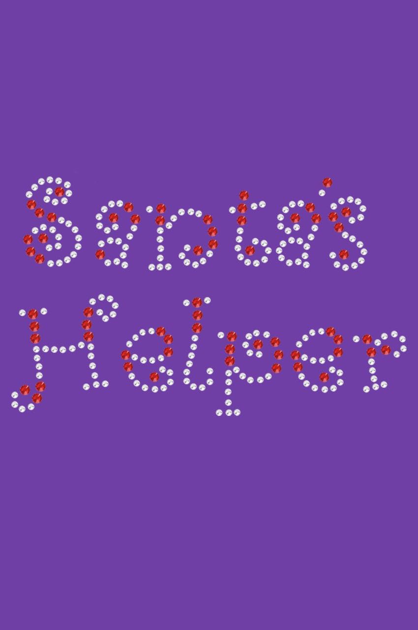 Santa's Helper # 2 - Bling Christmas Bandana -