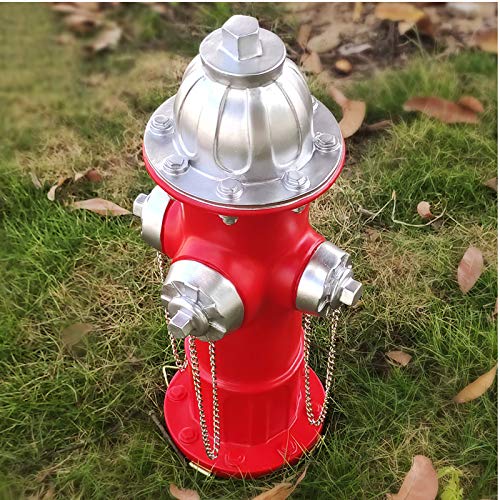 Choies Record Your Inspired Fashion FSP028QHR1 Choies Dog Fire Hydrant Statue With 4 Stake,Puppy Pee Post Training Statue,Outdoor Large Fire Hydrant Statue Garden Patio Ornament Decorations 14.5 Inch Tall thumb #3