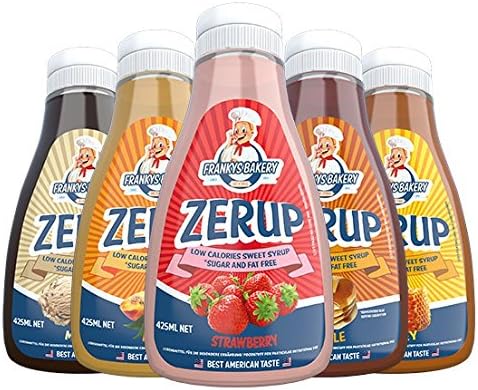 Frankys Bakery, American low calories syrup/dessert sauce ZerUP, sugar and fat-free, 425 ml