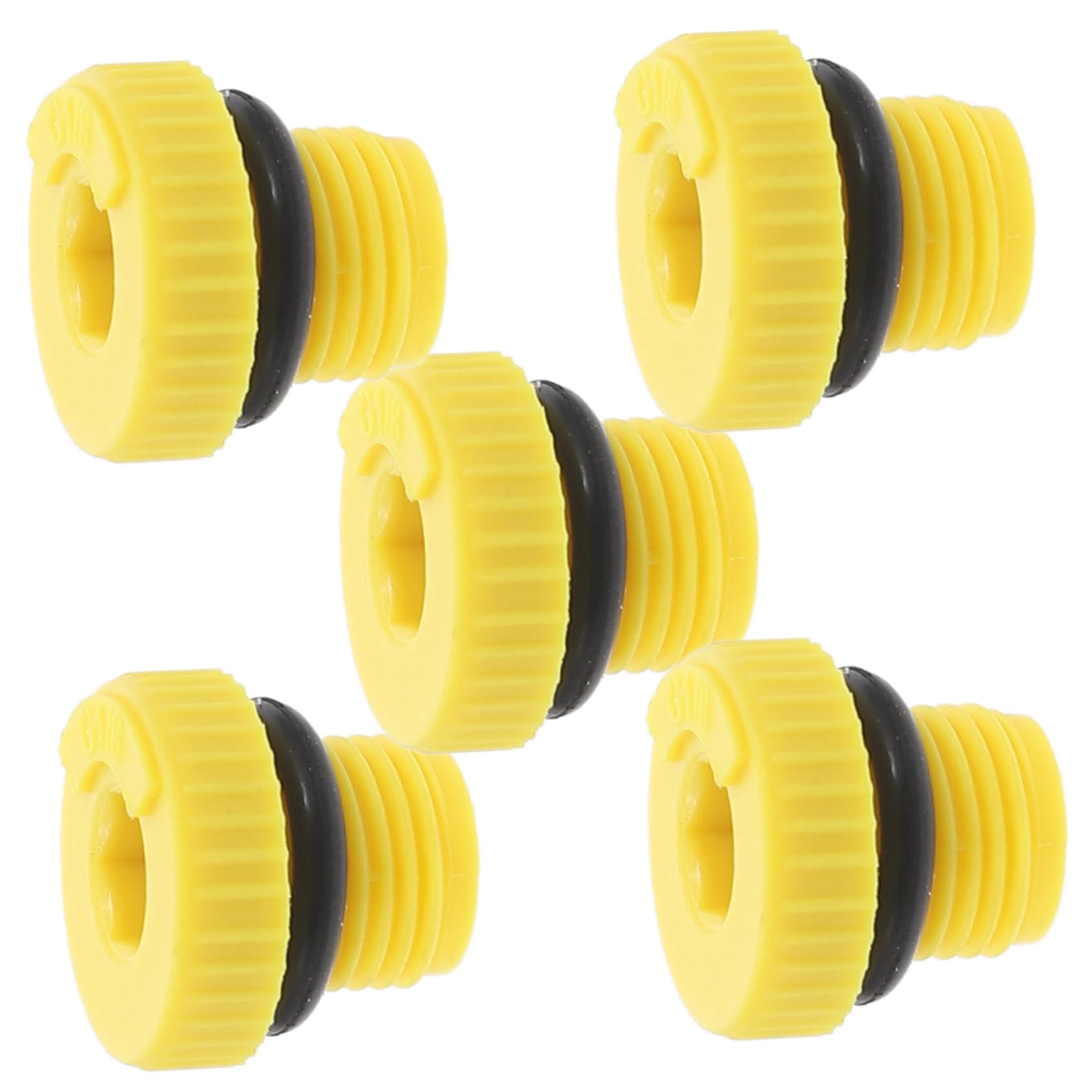 PRETYZOOM 5pcs Hydraulic Thread Plug Sealing Screw End Caps Socket Hole Covers for Leak Protection and Easy Installation