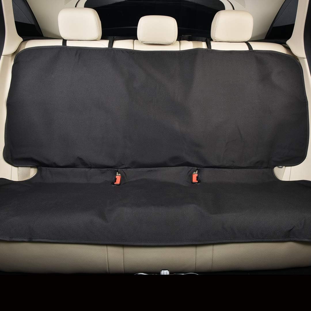 3D MAXpider Custom Fit Seat Defender Bench Seat (Black) Universal Car Seat Cover Compatible with Car, Sedan, SUV, Van, Truck - Back Seat Protector (1 Ctn = 20 Pcs)