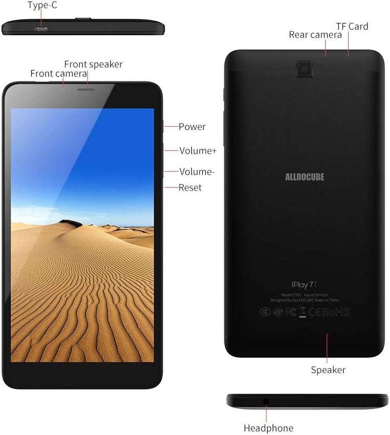 🛒 Flash Sale ALLDOCUBE iPlay 7T Tablet PC, Android 9.0, 6.98inch 720×1280 IPS, Quad Core,2GB RAM/16GB ROM, Expansion 256GB,Dual Support GPS, FM, Bluetooth4.0, WiFi 🛒 Crazy Deals ALLDOCUBE iPlay 7T Tablet PC, Android 9.0, 6.98inch 720×1280 IPS, Quad Core,2GB RAM/16GB ROM, Expansion 256GB,Dual Support GPS, FM, Bluetooth4.0, WiFi