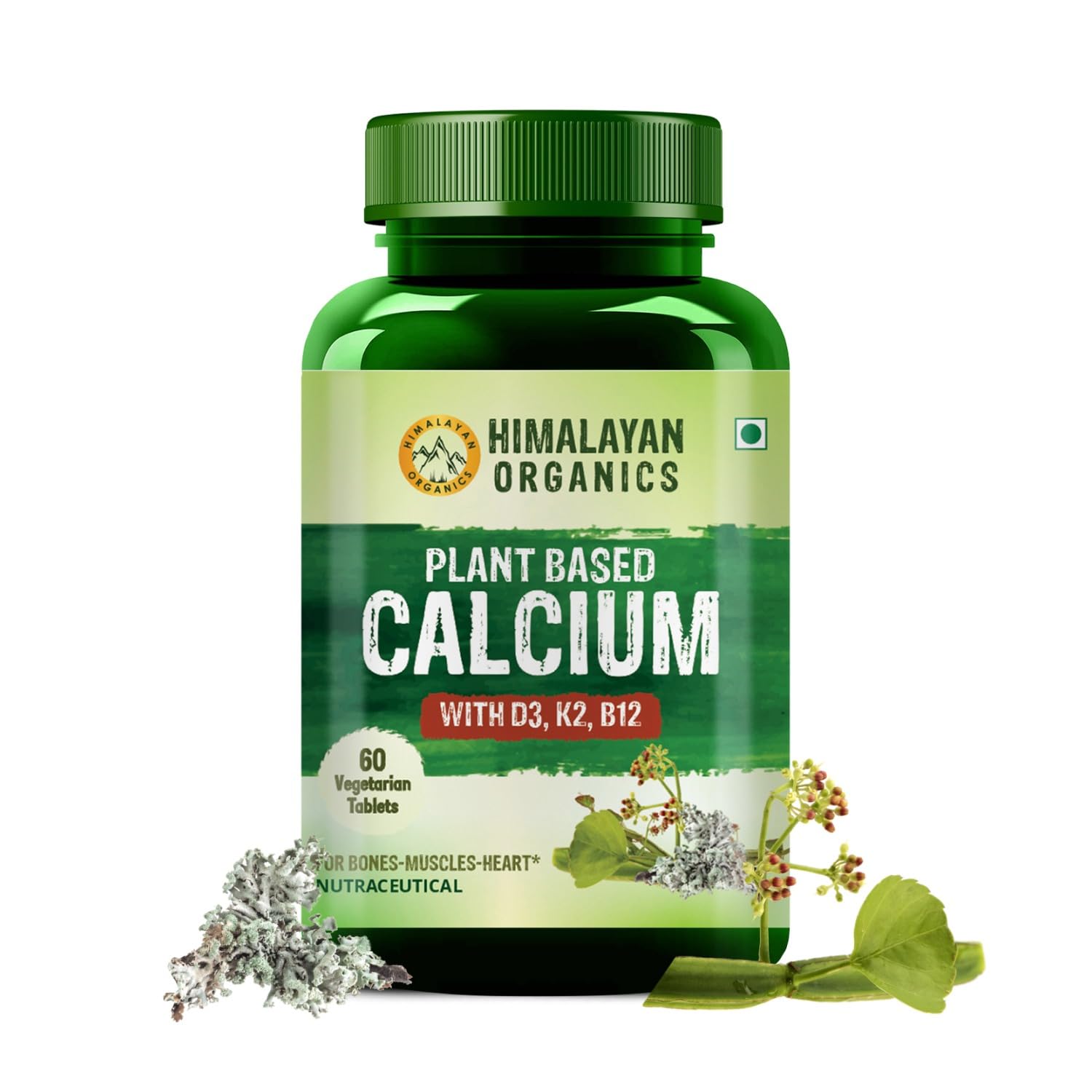 Vlado’s Himalayan Organics Plant Based Calcium 650mg Supplement For Better Absorption | Healthy Bones And Heart | Recovery And Joint Support - 60 Veg Tablets (B08YRSV2HN) Amazon Price History, Amazon Price Tracker