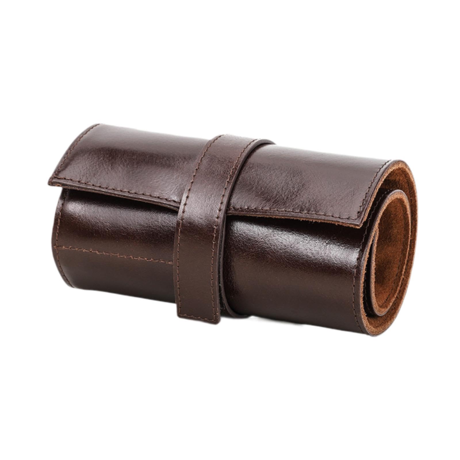 Astuccio Per Orologi 6 Slot In Pelle Cerata