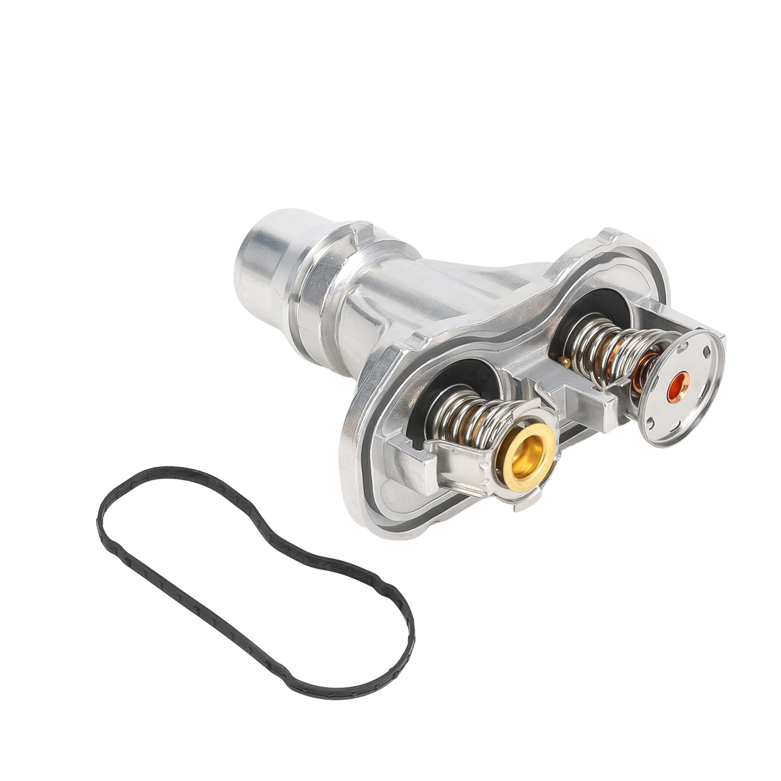 4K659000 Coolant Thermostat Housing Compatible with 2008-2010 Ford F-250
