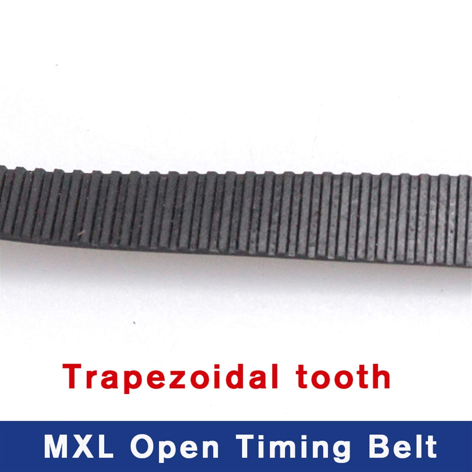 Accesorios para Correas dentadas de Caucho, Correa de distribución de 2/5 Metros, Correa de distribución Abierta MXL, Ancho 6 mm/10 mm, Material de Goma, Paso 2,032 mm(Width 6mm,Length 5M)