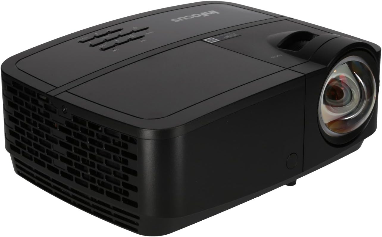 InFocus IN126STx WXGA DLP Short Throw Network Projector, 3700 Lumens, 14000:1 Contrast Ratio