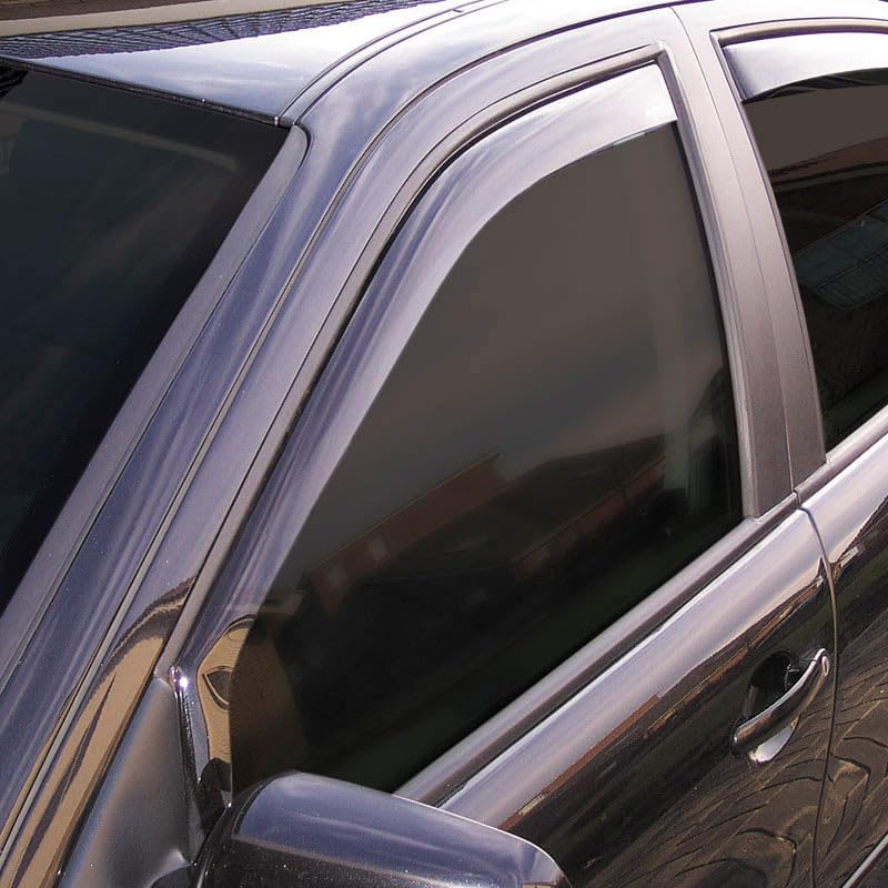 Vordere Windabweiser (1 Set) für die Fahrer und Beifahrerseite-CLS003P0287D passend für OPEL Frontera SUV, 5-Door, 2025-, Dunkles Material