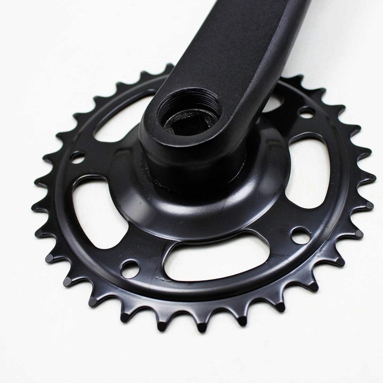 guarnitura for Bici, pedivella, Set di pedivelle for Bici MTB Set di pedivelle for Bici con Piastra dentata a velocità Singola pignone MTB