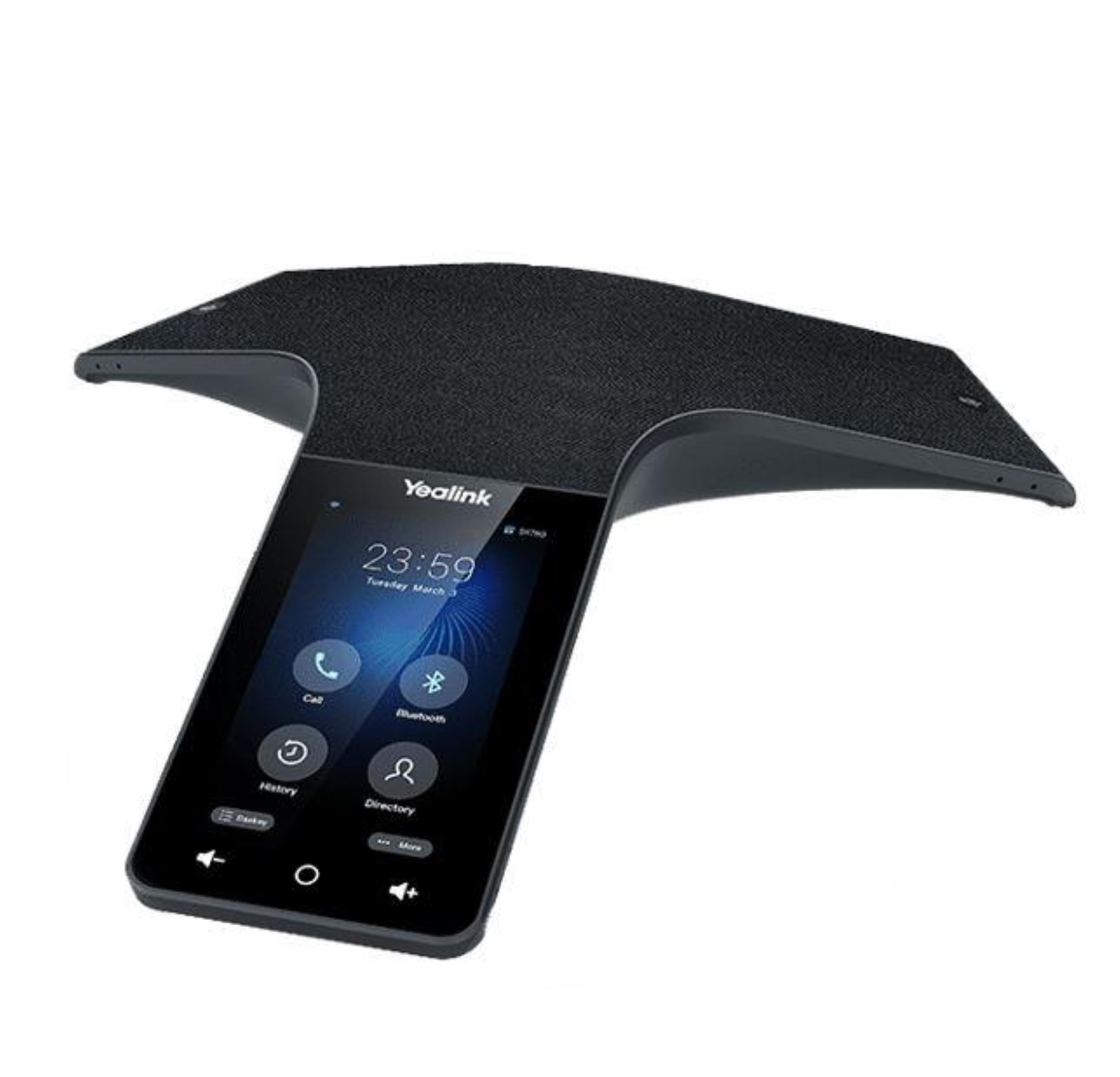 CP965 IP Power Over Ethernet, Touch Sensitive HD Corded Conference Phone with 5 inch (720x1280) Multi-Touch Screen, Android 9.0, Optimal HD Audio & Full Duplex Technology - Black