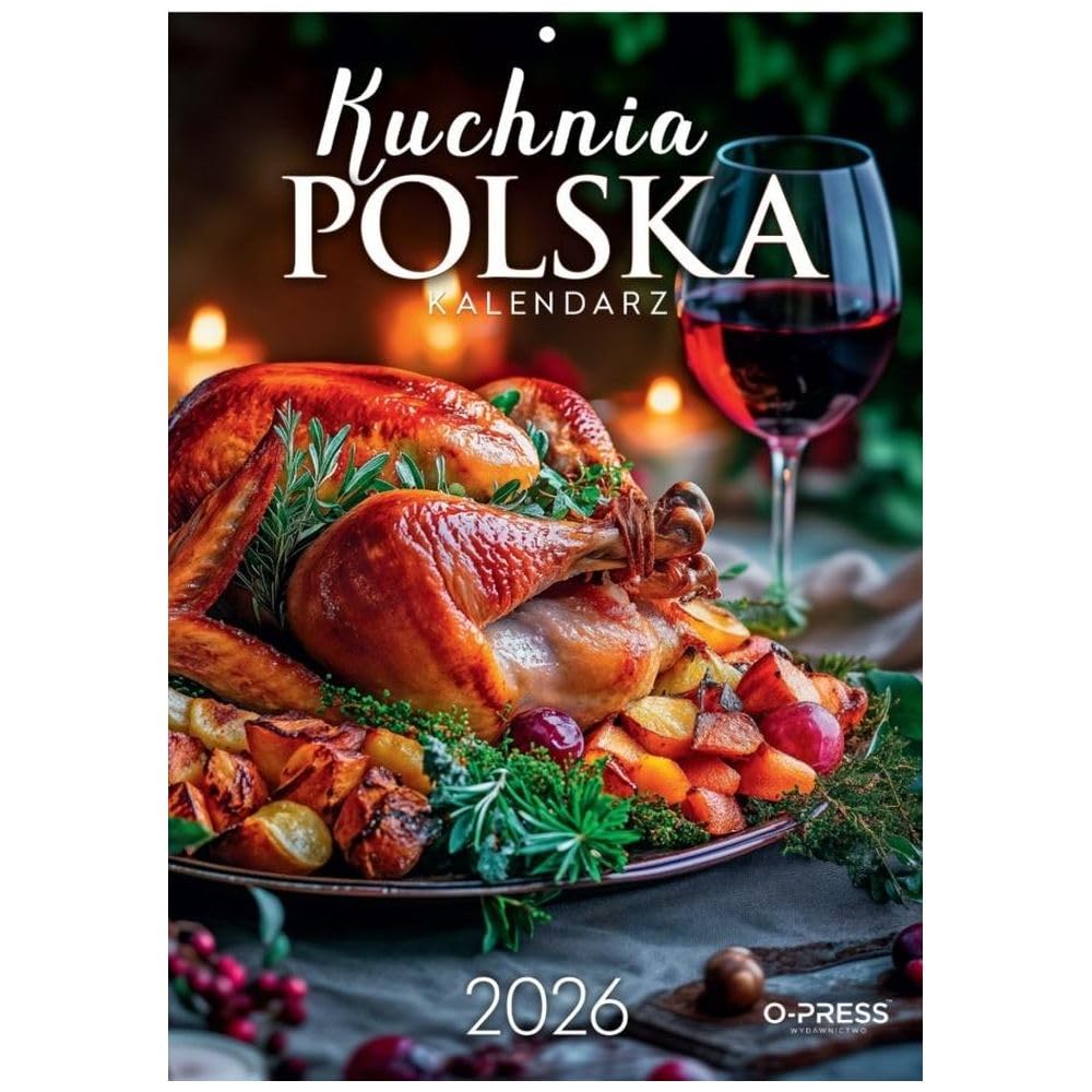 Kalendarz 2026 ścienny A4 Kuchnia Polska