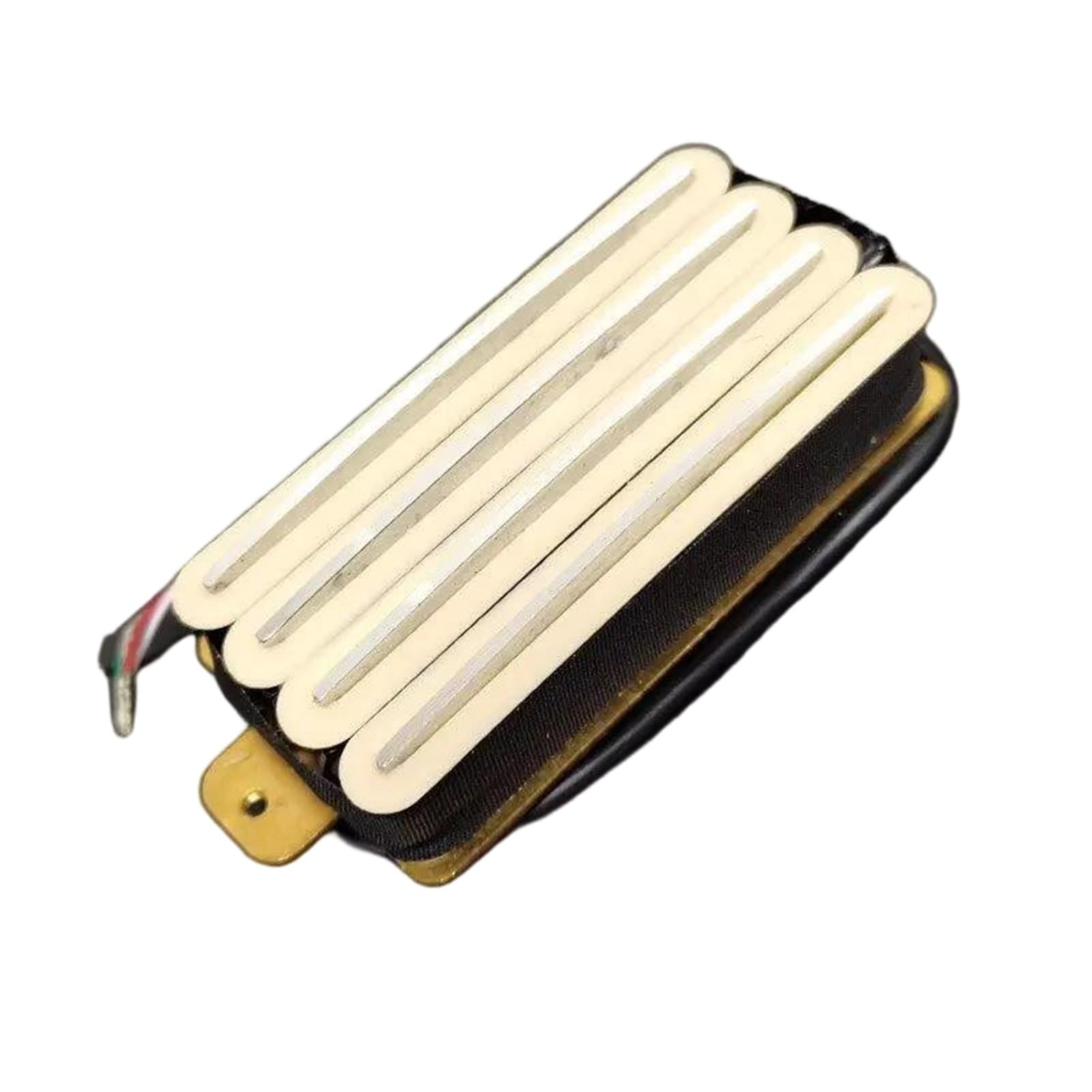 Przetwornik Do Gitary Elektrycznej Odbiór Z Podwójną Cewką | Gitara elektryczna o dużej mocy wyjściowej, przetwornik Humbucker z czterema cewkami(Ivory)