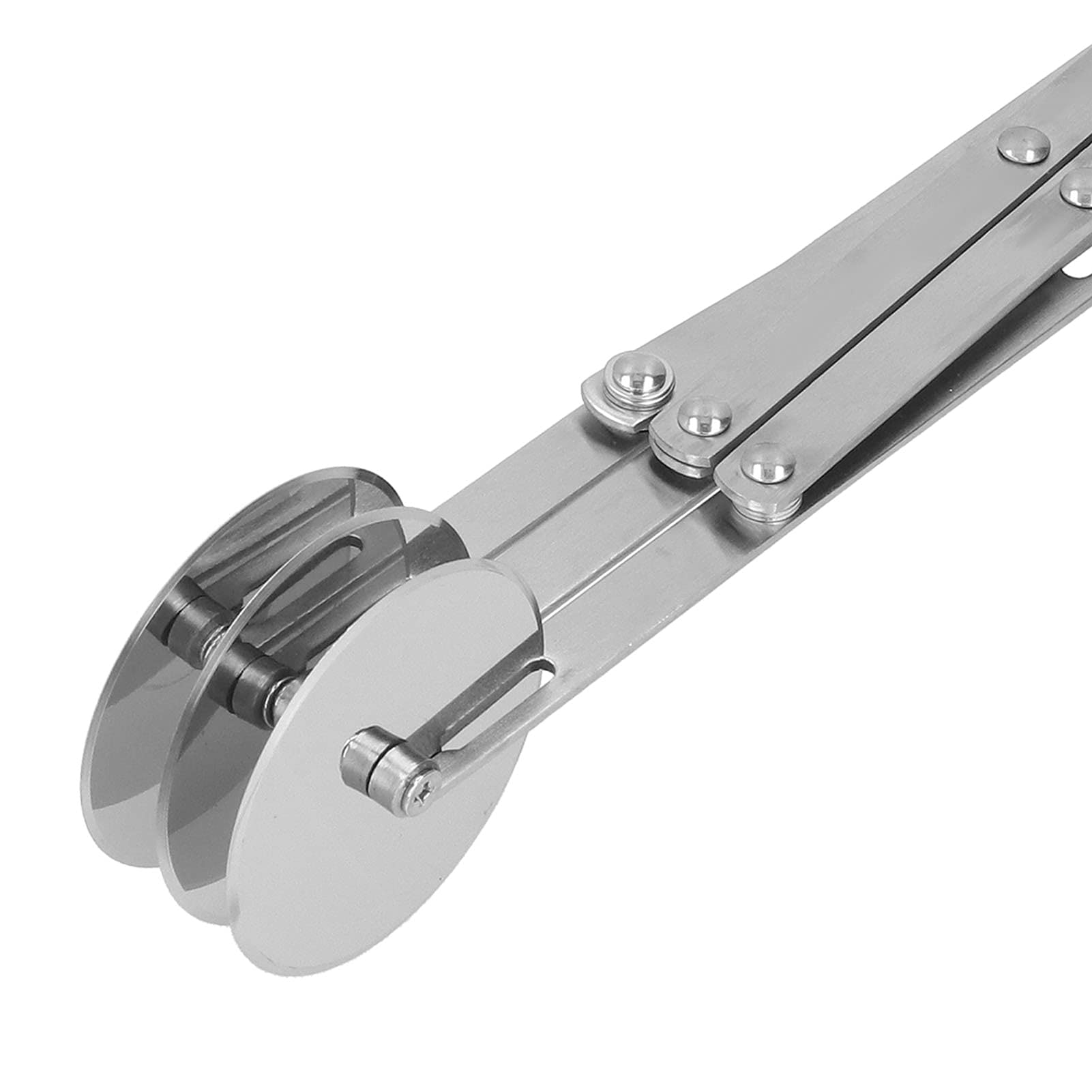 Wakects Cortador de Masa Multi Rueda, Espaciado Ajustable, Grado