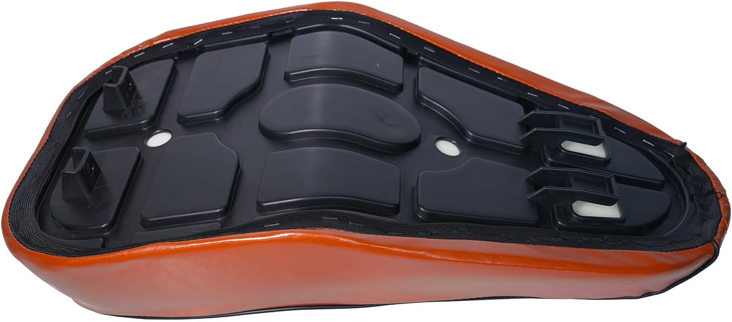 JMCHstore Brown Diamond Stitch Retro Mini bike Seat for Coleman B200R B200C B200V RB200 Realtree RT200 MEGA moto B212 MAX Cushion Replacement parts