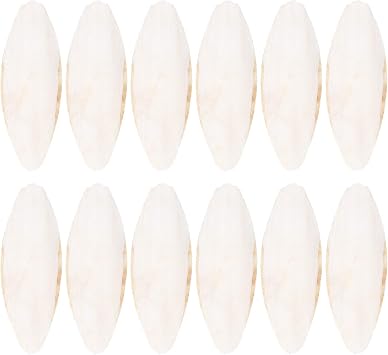 Baluue 12pcs Bird Cuttlebone Chew Toy Cuttlefish Bones Parrot Cage Toys Bird Bite Toy for Aquarium Reptile Tortoise Turtle Cockatiel 10cm
