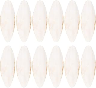 Baluue 12pcs Bird Cuttlebone Chew Toy Cuttlefish Bones Parrot Cage Toys Bird Bite Toy for Aquarium Reptile Tortoise Turtle Cockatiel 10cm