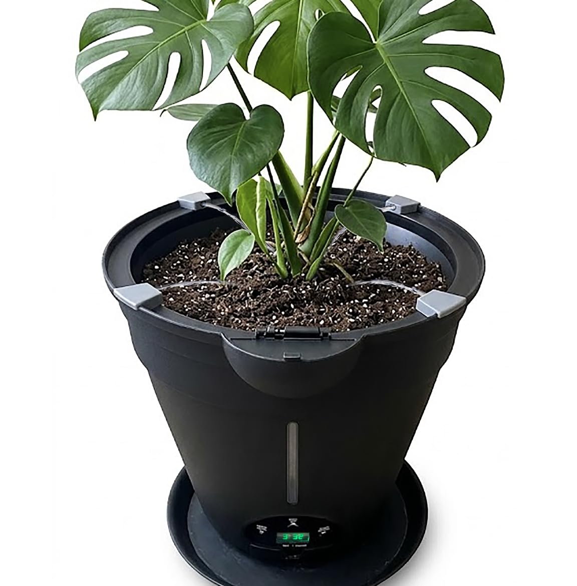 Pots de fleurs motorisés pour décoration de bureau et jardinage d'intérieur