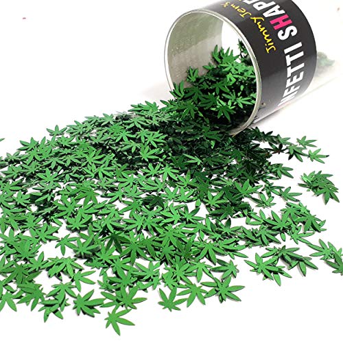 Confetti Marijuana Leaf 3/8" 1 Each Black, Gold, Green, Pink, Silver - 5 Half Oz Bags (2.5 oz) #3099 3 Confetti Marijuana Leaf 3/8" 1 Each Black, Gold, Green, Pink, Silver - 5 Half Oz Bags (2.5 oz) #3099 - Image 4