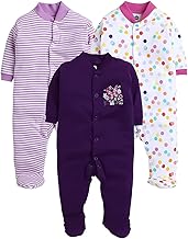 EIO 100% Cotton Rompers/Sleep suits/Jumpsuit/Night Suits for Baby Boys & Girls, Infants, New Born pack of 3