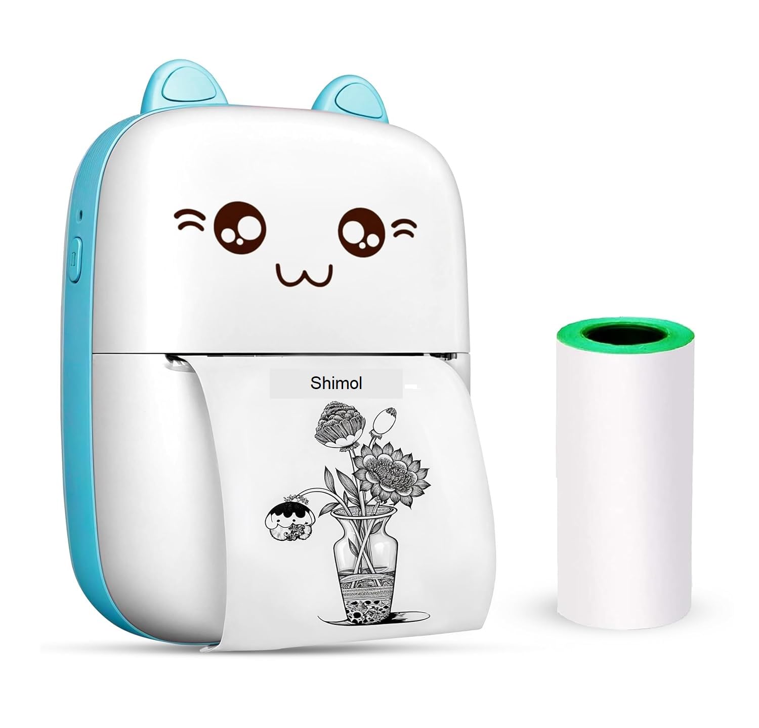Shimol Kids Glue Sticker Maker mini printer Inkless Bluetooth Pocket Printer for Prints Picture List Memo Receipt Tags Barcode Labels Compatible with iOS, Android (Blue) (B0D68S3W2G) Amazon Price History, Amazon Price Tracker