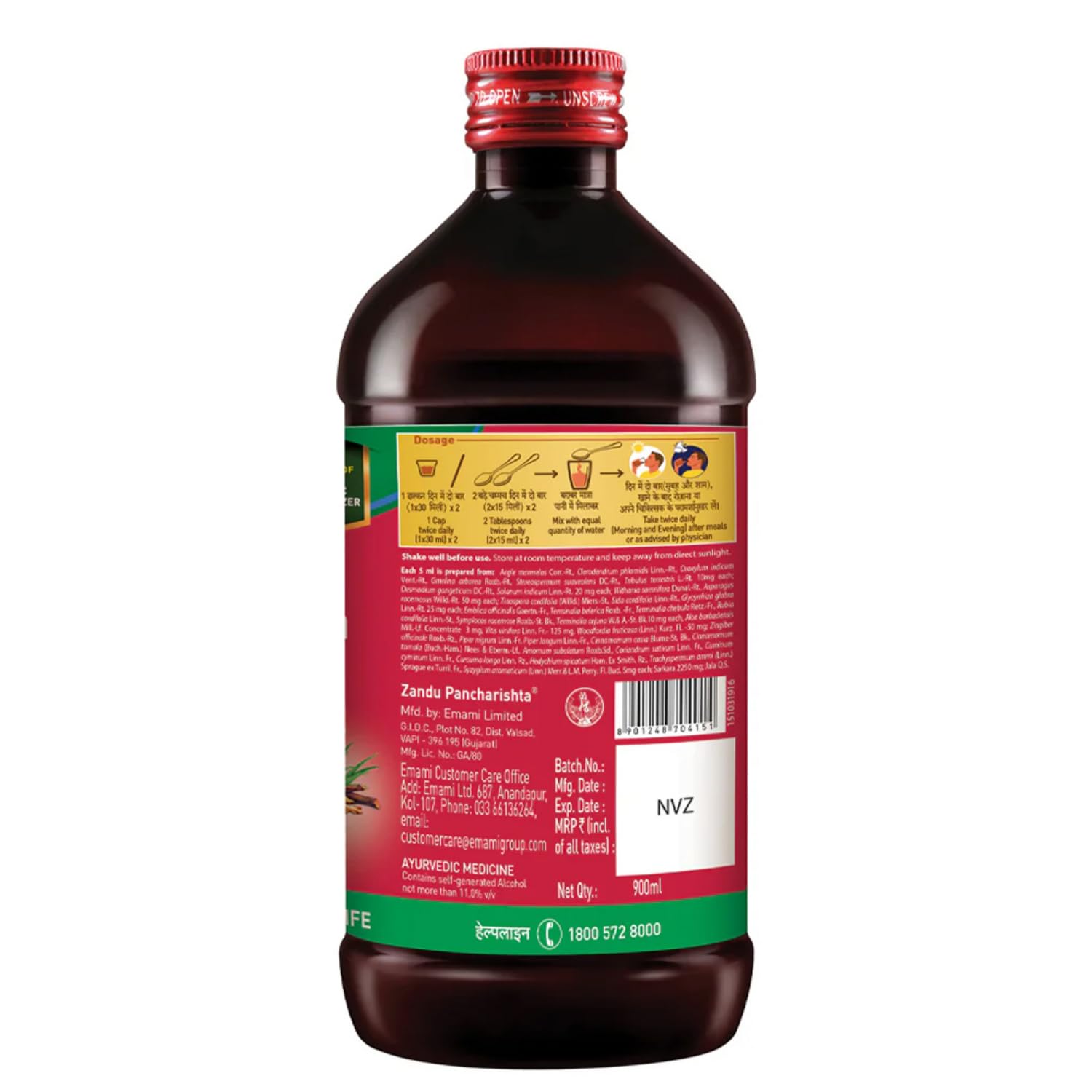 Zandu Pancharishta 900ml