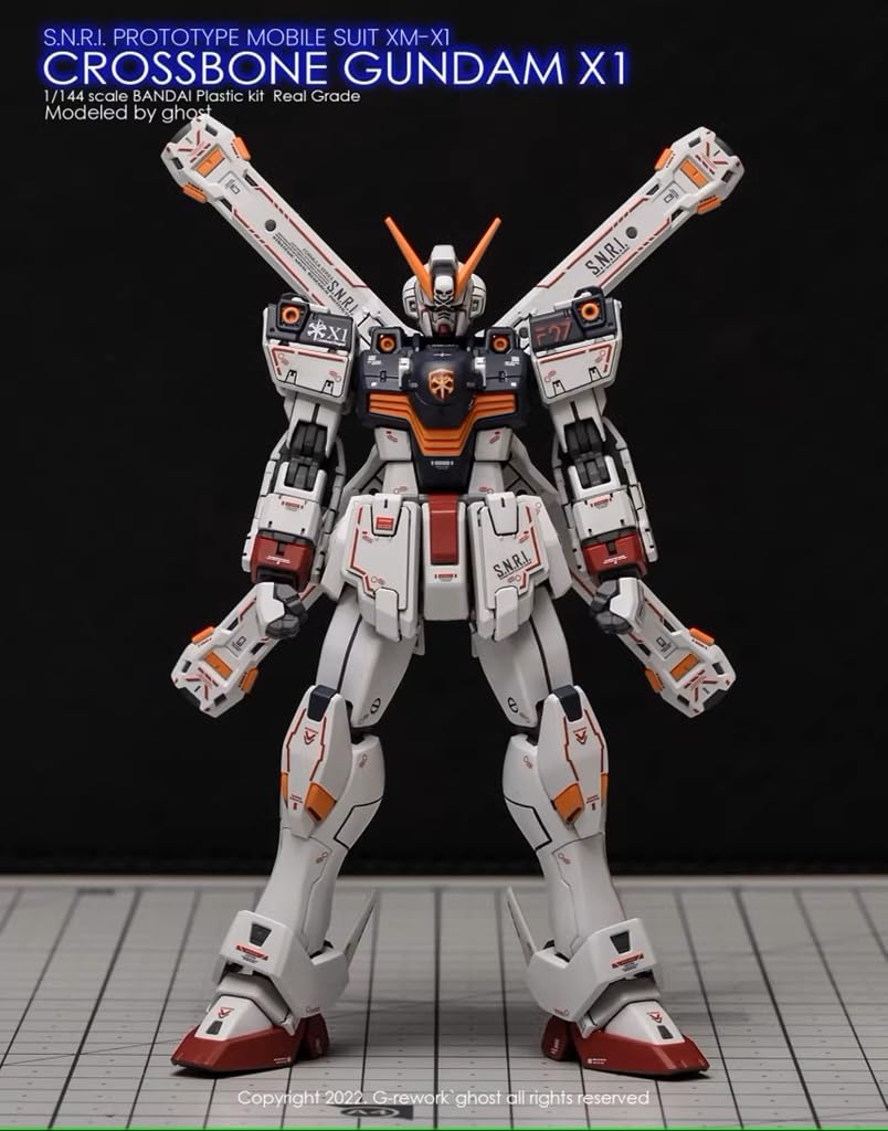 Amazon | 〔1/144スケール HG/RG〕RXM-X1 クロスボーンX-1用水転写式