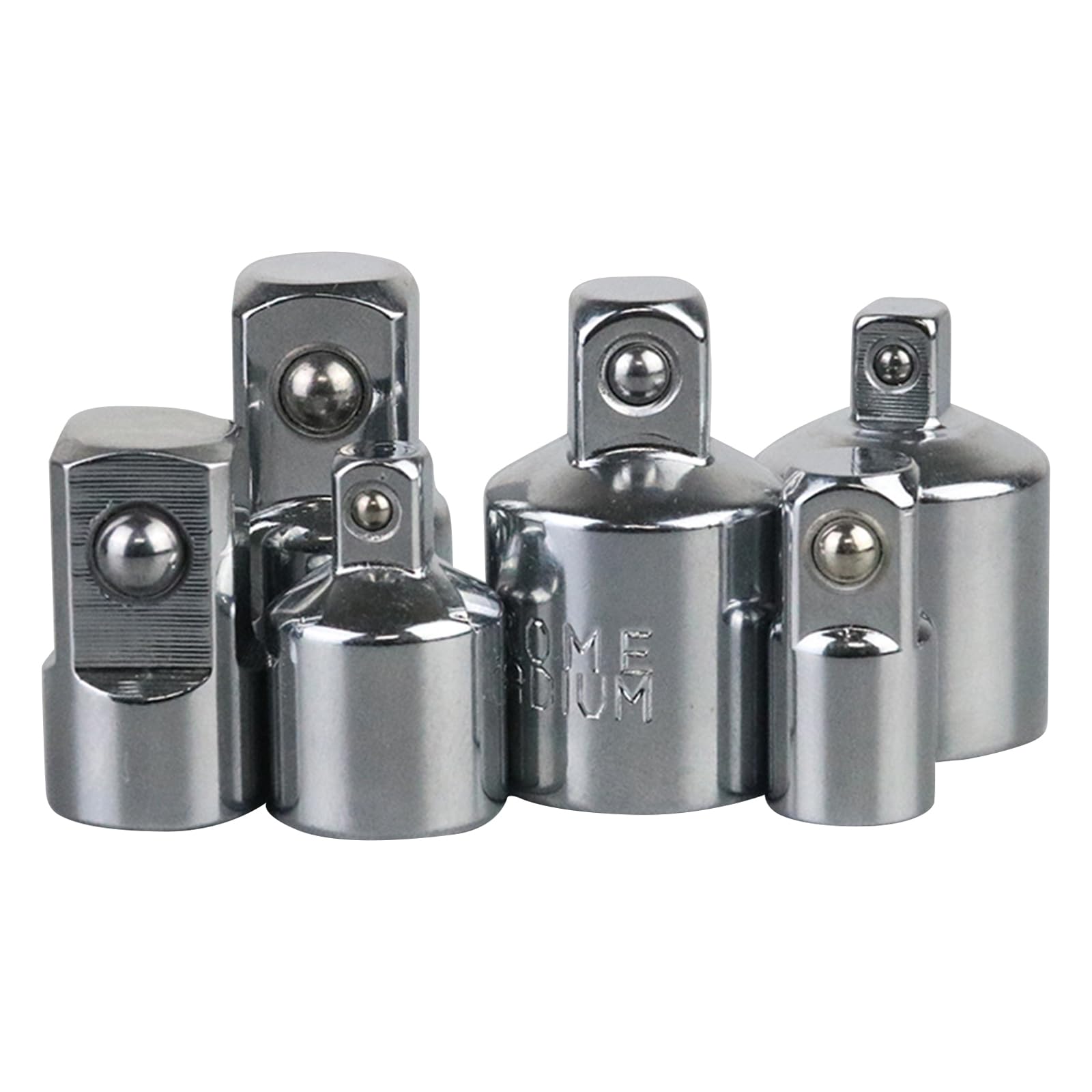 HDOYTXXM 6Pcs Ratcheting Wrench Socket Converters Sleeve Head Adapter 1 / 4inch to 3 / 8inch 3 / 8inch to / 2inch / 2inch to / 4inch Ratcheting Wrench Attachments