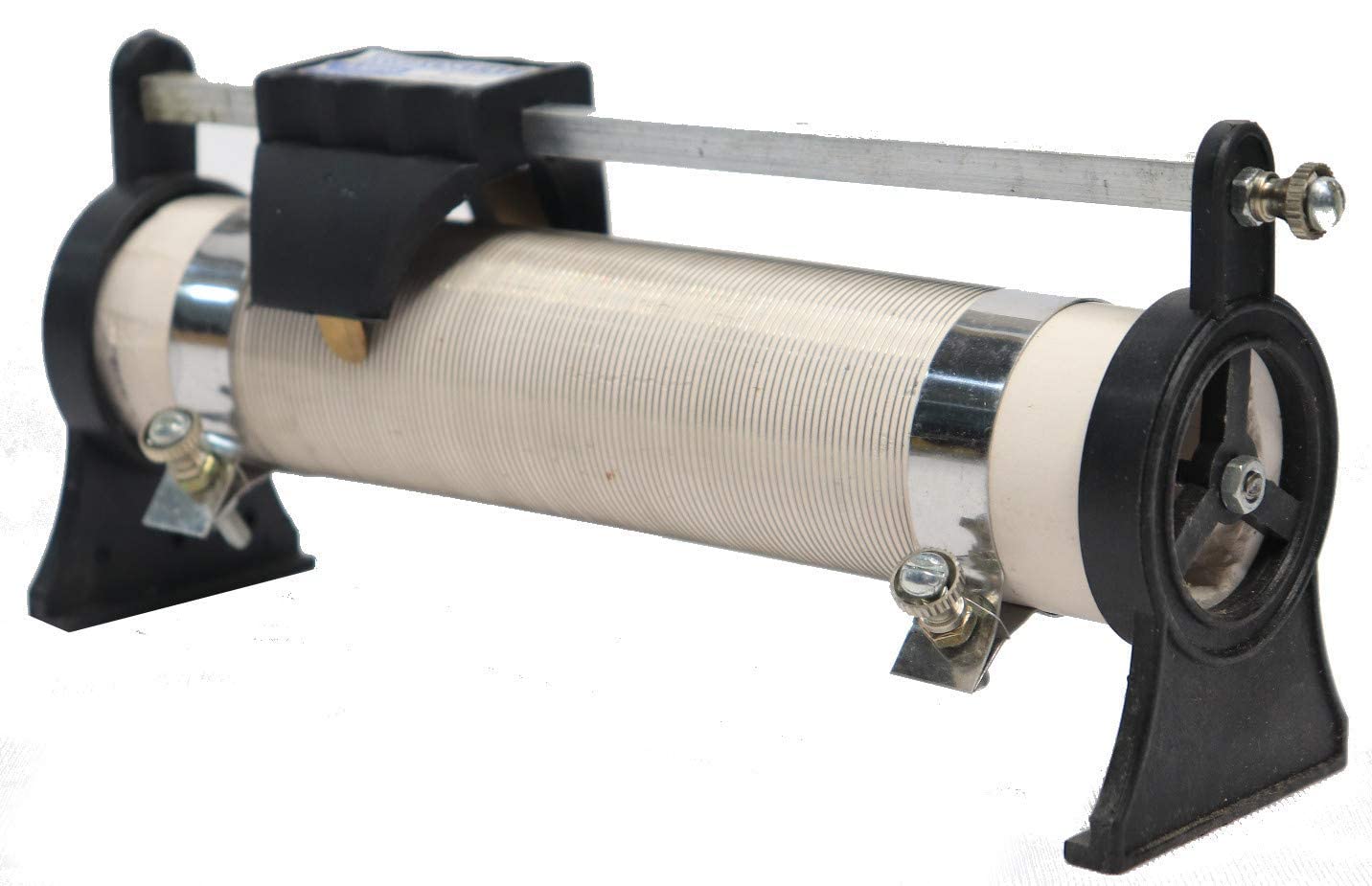 Rhéostat coulissant variable 30,5 cm 1000 ohms 0,3 ampère avec pied en métal pour variation de résistance dans les instruments de laboratoire de physique et kit d'équipement