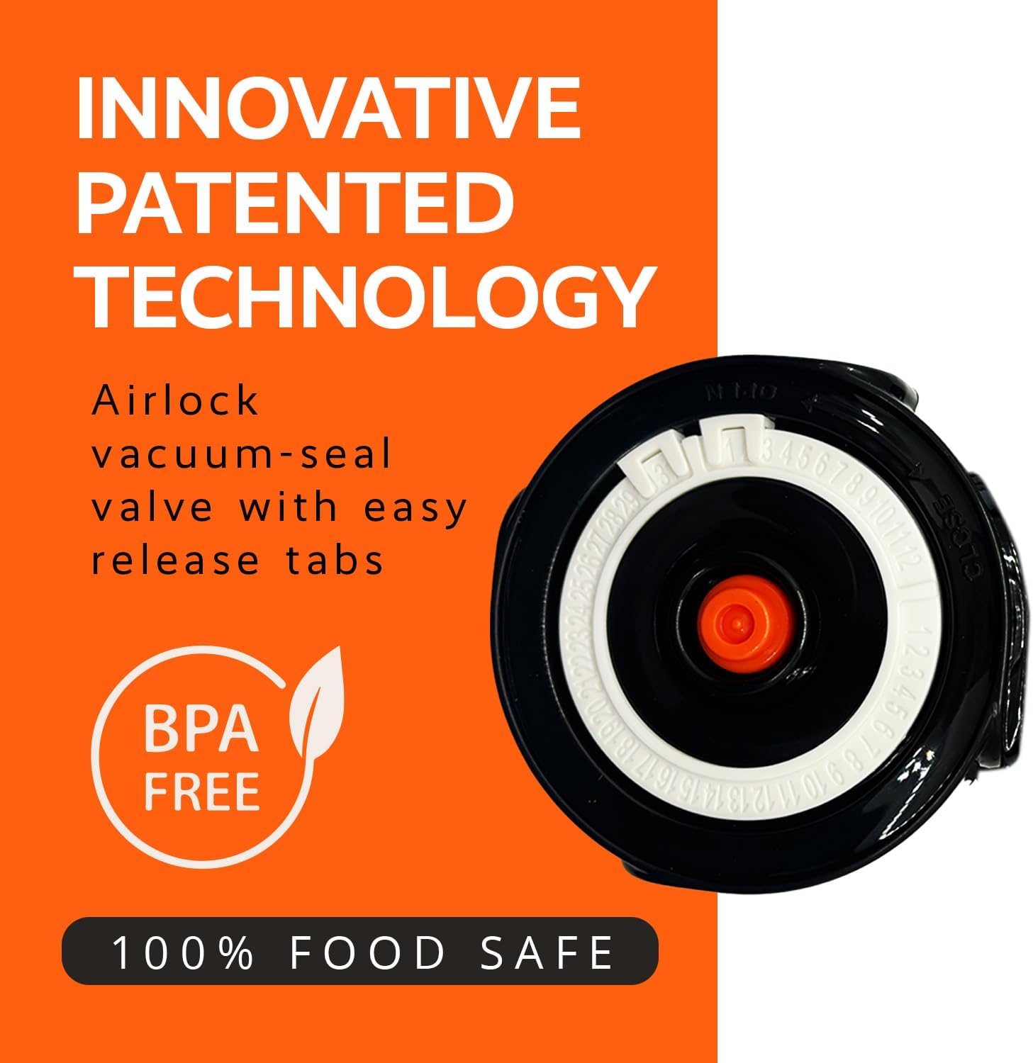 Home Fermentation Kit With 4 Wide Mouth Fermenting Lids With Airlocks, Oxygen Extraction Pump, Ideal For Sauerkraut, Kimchi, Pickles & Fermented Vegetable - Image 3