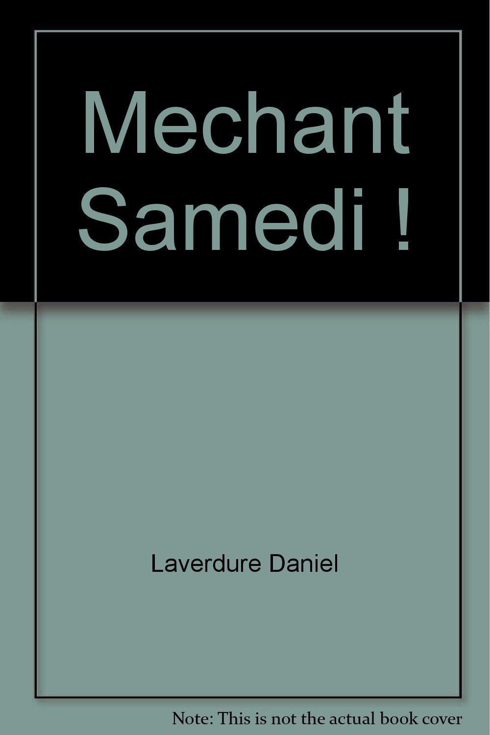 003-mechant samedi! Laverdure, Daniel and BOURRELLE, STEPHANE