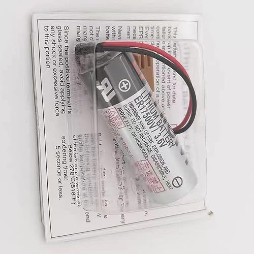 Miniatura 8 de XIAOXX (12 unidades) 2700mAh ER17500V3.6V Batería para Toshiba Lithium ER17500V 3.6V Batería CNC Backup con enchufe marrón