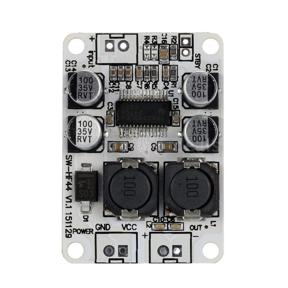 HiLetgo 2pcs DC 8-26V TPA3110 PBTL Mono Digital Amplifier Board AMP Module 1 * 30W for Arduino