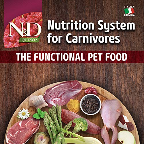 Farmina N&D Quinoa Pellets Hundefutter (Trockenfutter, mit hochwertigen Vitaminen und natürliche Antioxidantien, ohne Mais, Zutaten: Lamm, Portionsgröße: 7 kg)