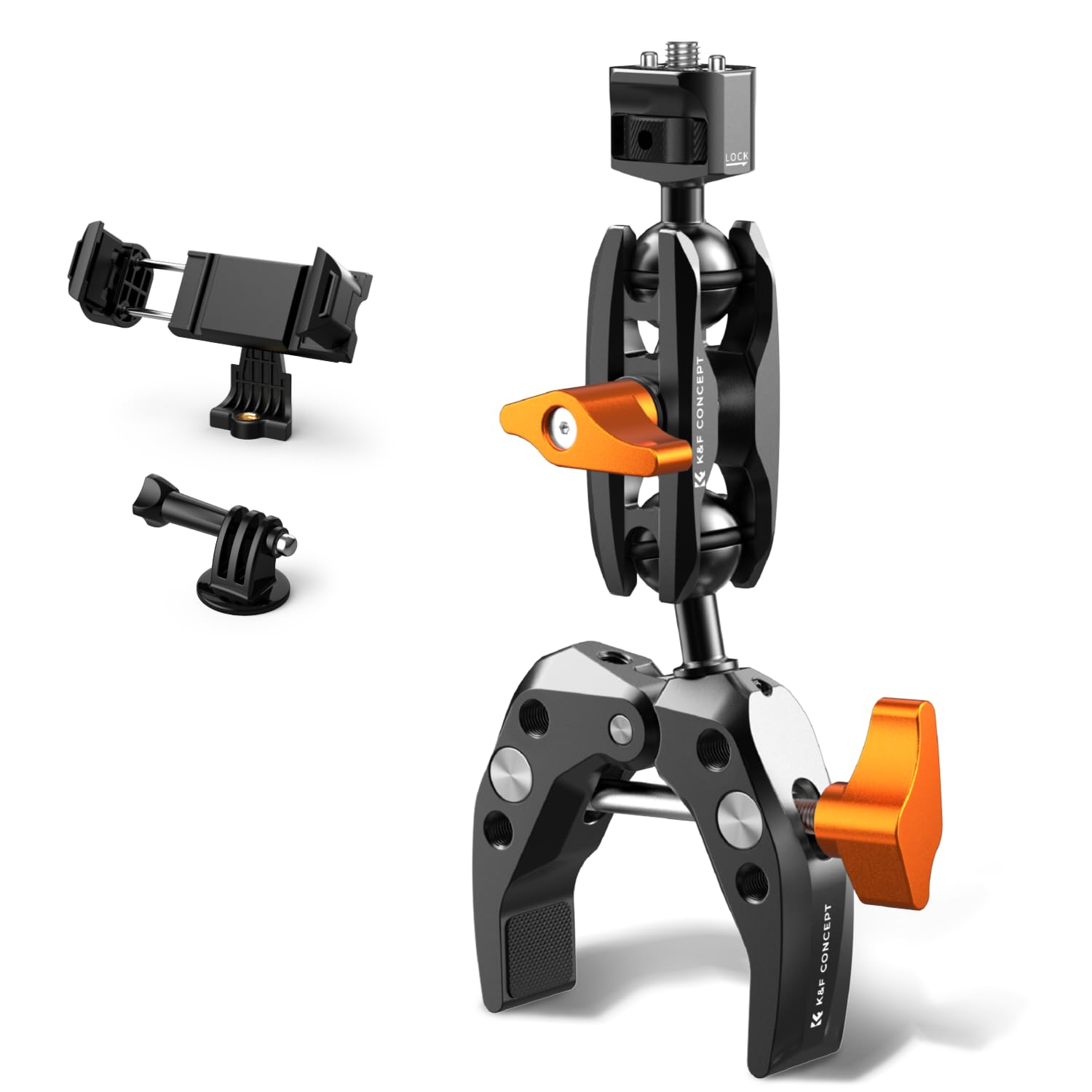 Amazon | K&F CONCEPT MS13 マジックアーム、スーパークランプ、360