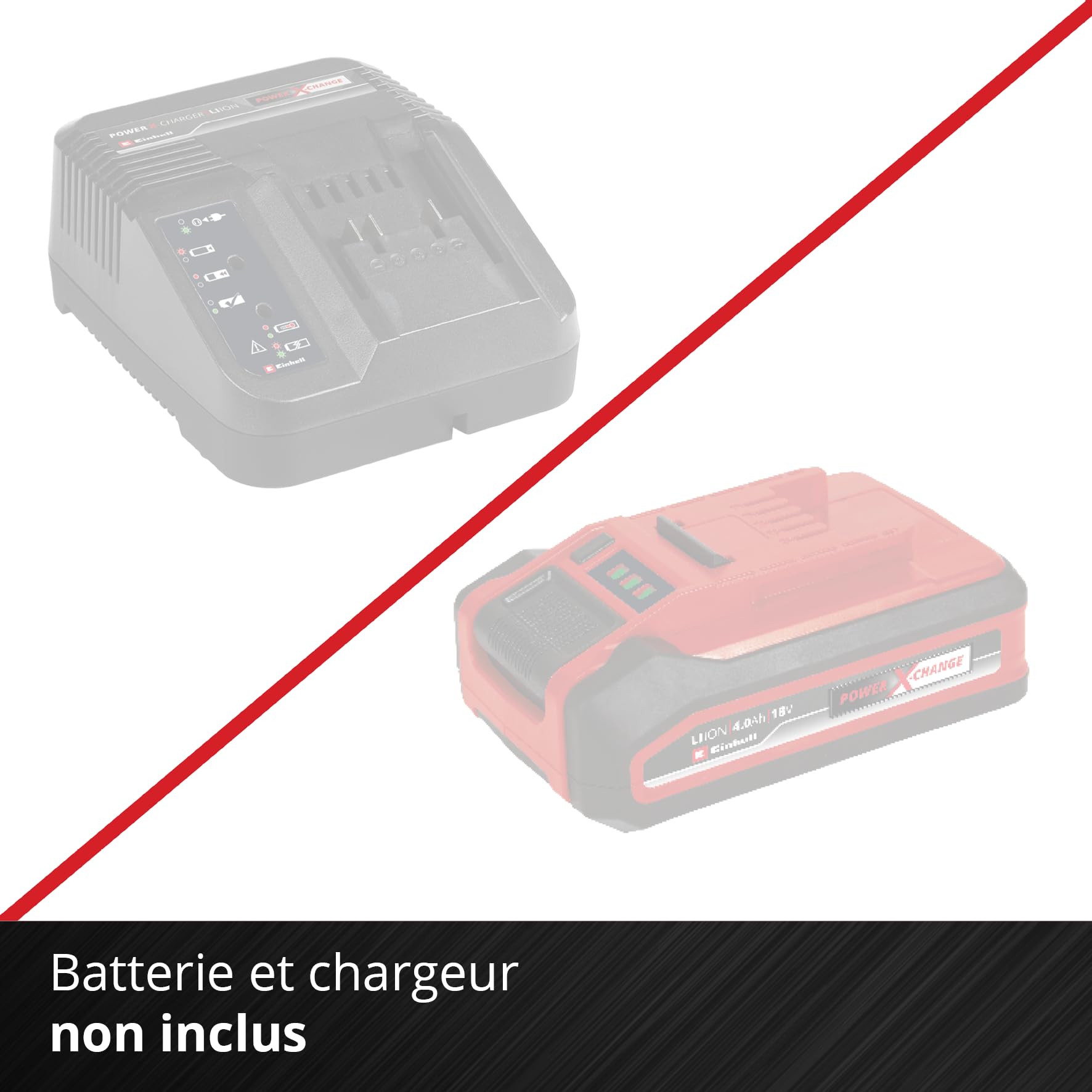 Einhell Pompe à eau claire 2en1 sans fil GE-PP 36 RB-A Li | PXC | 36 V | 3 bar | débit 4500 l/h | hauteur 30 m | pompe 2-en-1 | col de cygne | sans batterie