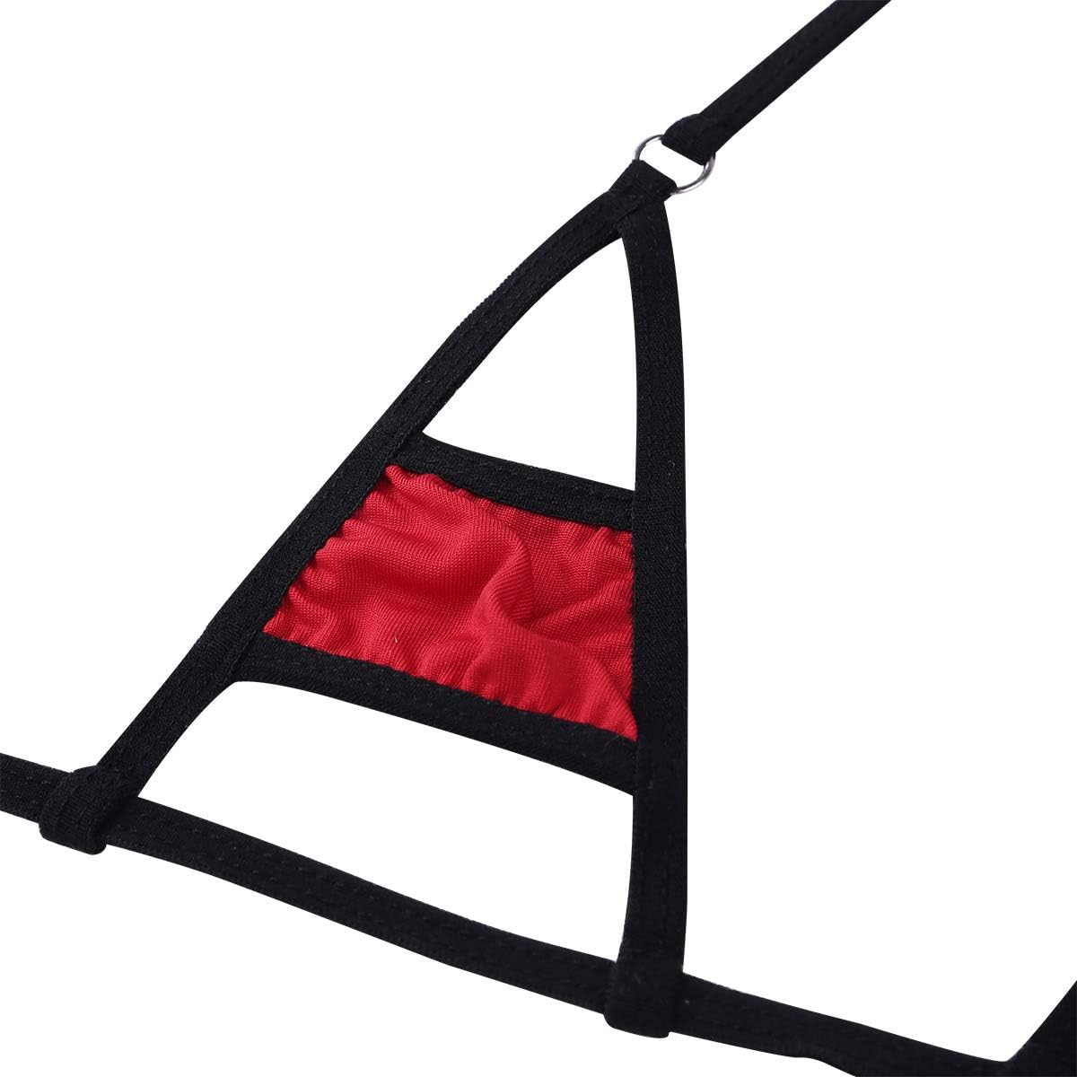 Women 2 Pieces Mini Bikini Set Sexy Cut Out Swimwear Halter Micro Lingerie Tie String Swimsuit - Image 7