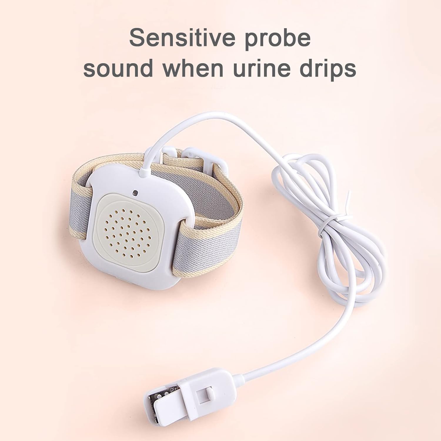 HUWOO Bedwetting Alarm for Boys and Girls Pee Alarm with Volume, Vibration and Flash Light Bed Wetting Monitor Potty Training via Enuresis Sensors, Suitable for Children and Elderly : Health & Household