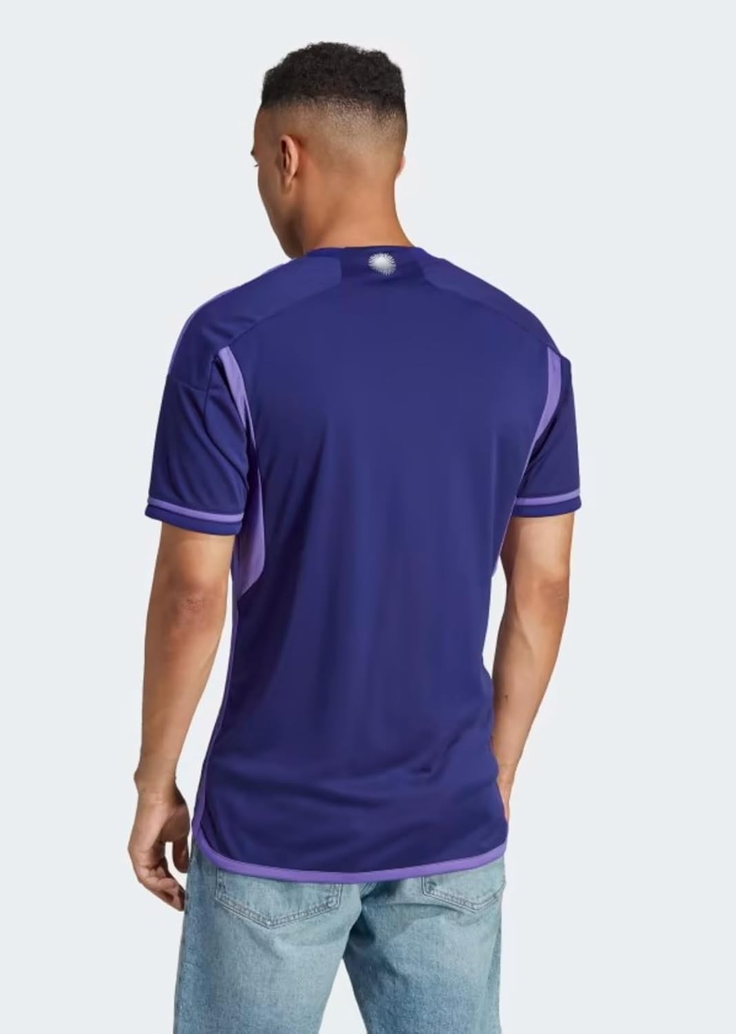 Adidas Argentina AFA Men's 2022 Away Soccer Jersey, Legacy Indigo/Purple Rush