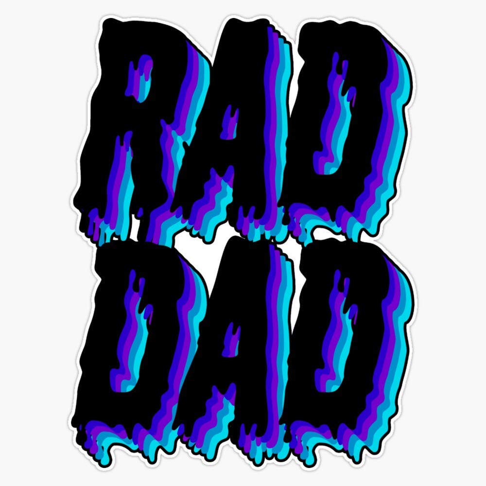Rad Dad Vinyl Waterproof Sticker Decal Car Laptop Wall Window Bumper Sticker 5